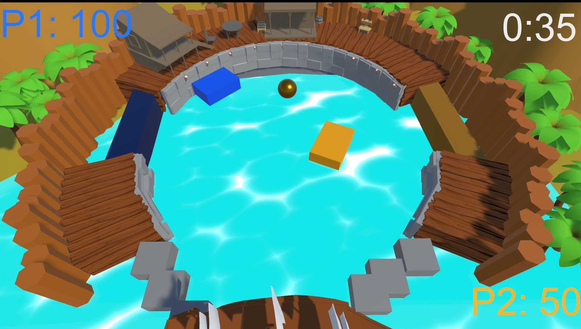 Pirate Pong screenshot 1