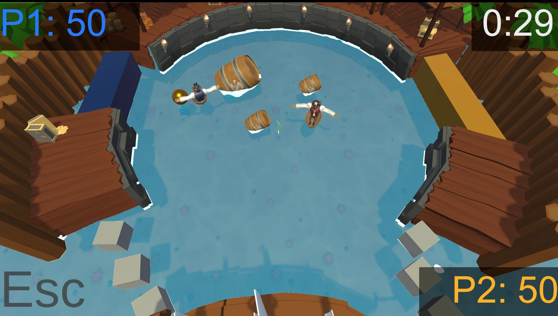 Pirate Pong screenshot 1